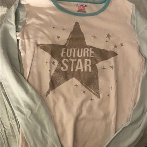 girls children’s place pajama set